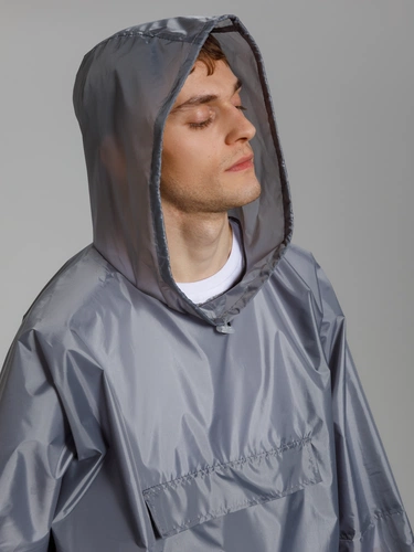 Дождевик-анорак Alatau, серый, единый размер Дождевик-анорак Alatau, серый, единый размер