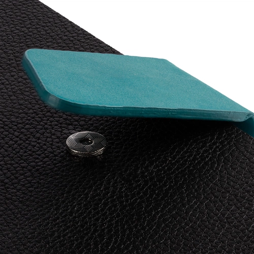 Ежедневник Boom, недатированный, черный с бирюзовым Ежедневник Boom, недатированный, черный с бирюзовым