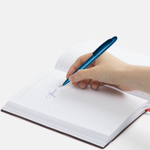 Ручка шариковая Moor Silver, синий металлик Ручка шариковая Moor Silver, синий металлик