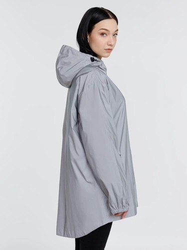 Парка Manifest из светоотражающей ткани, серая Парка Manifest из светоотражающей ткани, серая