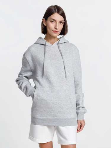 Худи унисекс Phoenix, серый меланж Худи унисекс Phoenix, серый меланж