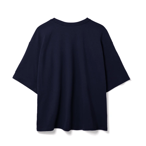 Футболка унисекс оверсайз Street Vibes, темно-синяя Футболка унисекс оверсайз Street Vibes, темно-синяя