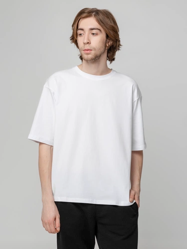 Футболка унисекс оверсайз Street Vibes, молочно-белая Футболка унисекс оверсайз Street Vibes, молочно-белая