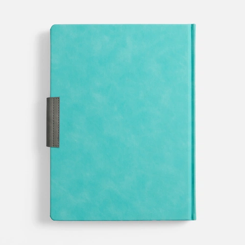 Ежедневник Grande Strap на заказ, датированный, бирюзовый Ежедневник Grande Strap на заказ, датированный, бирюзовый