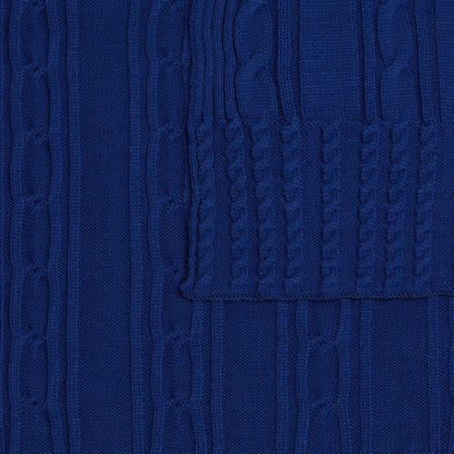 Плед Remitti, темно-синий (кобальт) Плед Remitti, темно-синий (кобальт)