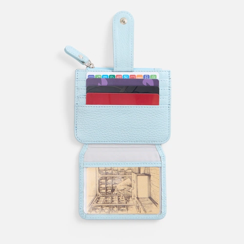 Картхолдер на молнии Unison, голубой Картхолдер на молнии Unison, голубой