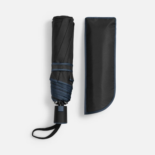 Зонт складной Edgeline, темно-синий Зонт складной Edgeline, темно-синий