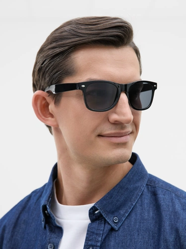 Очки солнцезащитные Sundance, ver.2, черные Очки солнцезащитные Sundance, ver.2, черные