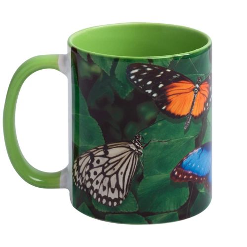 Кружка Promo Plus для сублимационной печати, зеленое яблоко Кружка Promo Plus для сублимационной печати, зеленое яблоко