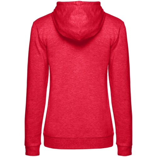 Толстовка с капюшоном женская Hoodie, красный меланж Толстовка с капюшоном женская Hoodie, красный меланж
