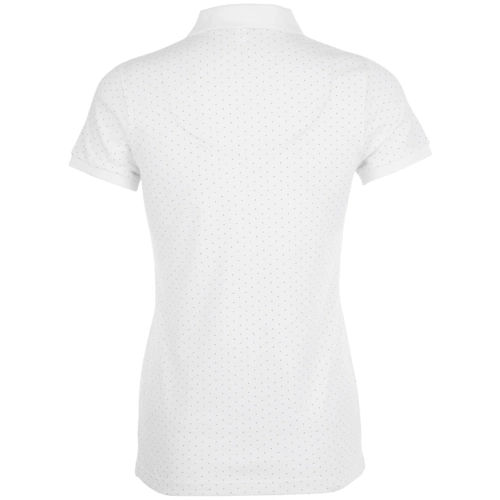 Рубашка поло женская Brandy Women, белая с темно-синим Рубашка поло женская Brandy Women, белая с темно-синим