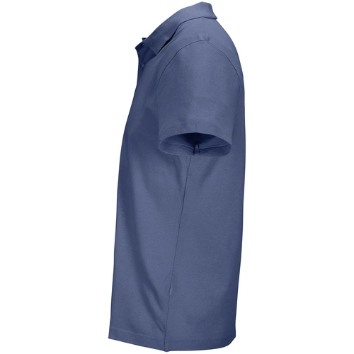 Рубашка поло унисекс Pulse, синяя (джинс) Рубашка поло унисекс Pulse, синяя (джинс)