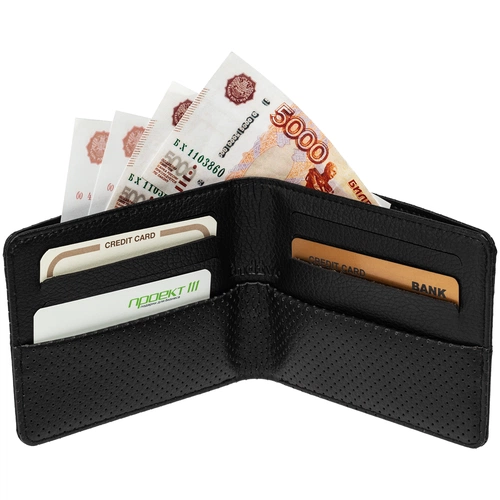 Портмоне dotMODE, черное Портмоне dotMODE, черное