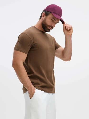 Футболка Imperial 190, коричневая Футболка Imperial 190, коричневая