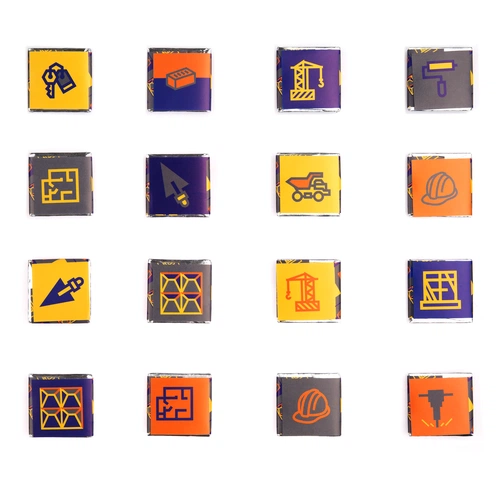 Набор с горьким шоколадом Industry, строительство Набор с горьким шоколадом Industry, строительство