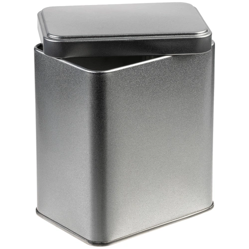 Коробка прямоугольная Jarra, серебристая Коробка прямоугольная Jarra, серебристая