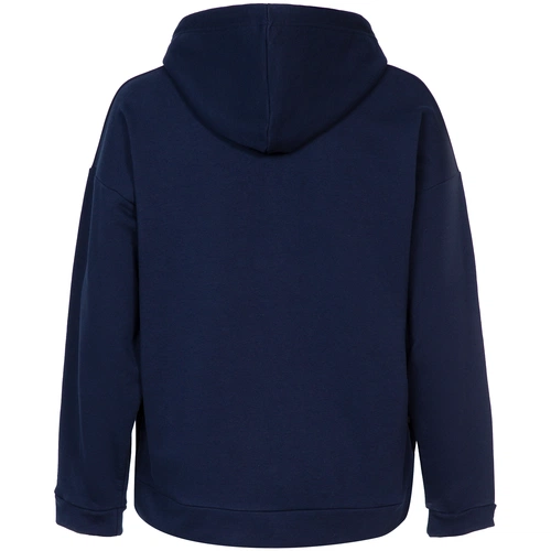 Худи унисекс оверсайз Seamark, темно-синее Худи унисекс оверсайз Seamark, темно-синее