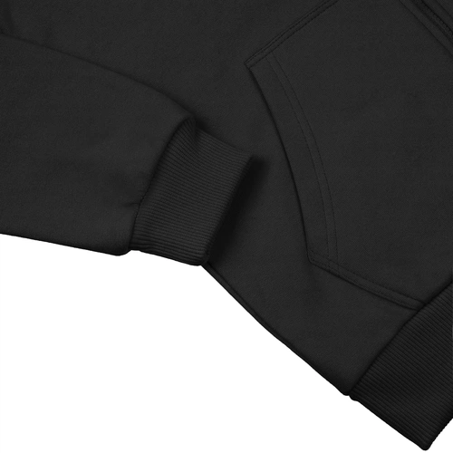 Толстовка на молнии с капюшоном Siverga Heavy 2.0, черная Толстовка на молнии с капюшоном Siverga Heavy 2.0, черная