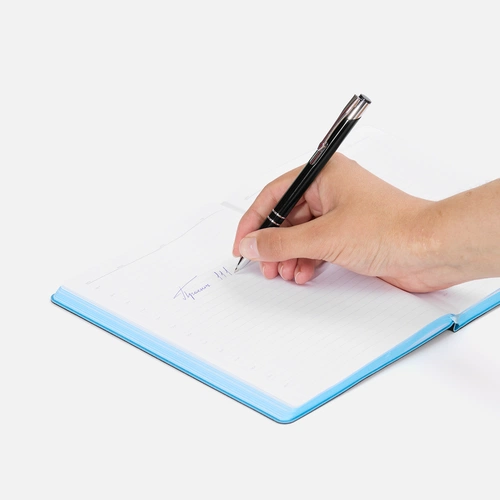 Ручка шариковая Keskus, черная Ручка шариковая Keskus, черная