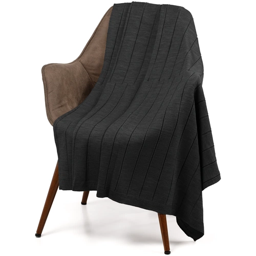 Плед Bambolay, темно-серый меланж Плед Bambolay, темно-серый меланж