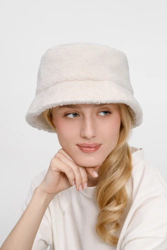 Панама Oblako, утепленная, молочно-белая Панама Oblako, утепленная, молочно-белая
