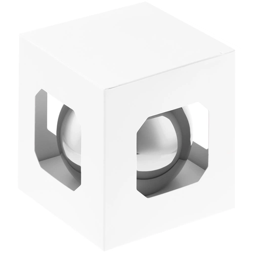 Елочный шар Finery Gloss, 8 см, глянцевый серебристый Елочный шар Finery Gloss, 8 см, глянцевый серебристый