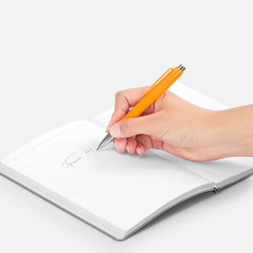 Ручка шариковая Klippa, оранжевая Ручка шариковая Klippa, оранжевая