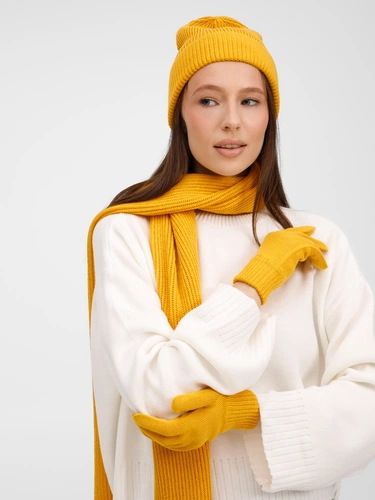 Перчатки Nobilis Mono, желтые (медовые) Перчатки Nobilis Mono, желтые (медовые)