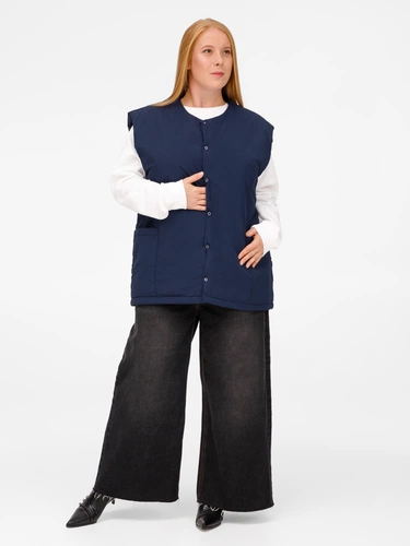 Жилет унисекс Veter, молочно-белый Жилет унисекс Veter, молочно-белый