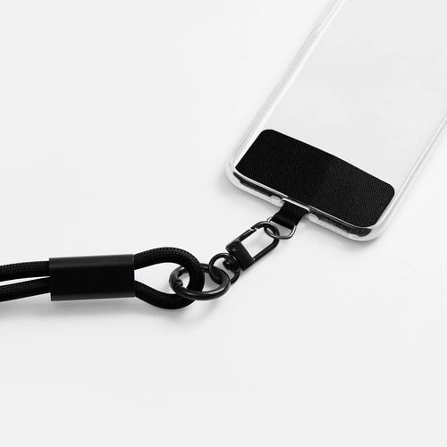 Кабель-ланьярд energyFlex Power Delivery 60 Вт, черный Кабель-ланьярд energyFlex Power Delivery 60 Вт, черный