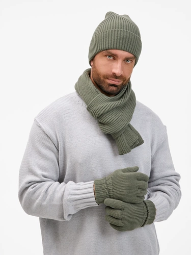 Шапка Catch Match без помпона, зеленая (полынь) Шапка Catch Match без помпона, зеленая (полынь)