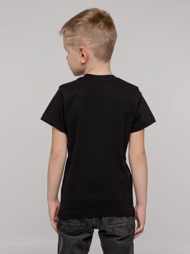 Футболка детская T-Bolka Kids, черная Футболка детская T-Bolka Kids, черная