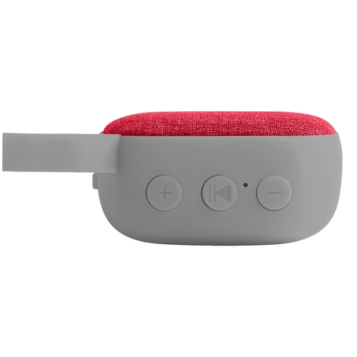 Беспроводная колонка Chubby, серая с красным Беспроводная колонка Chubby, серая с красным