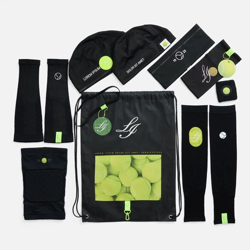 Сет спортивных аксессуаров с нанесением Сет спортивных аксессуаров с нанесением