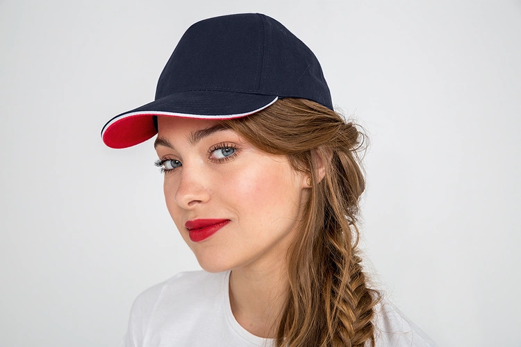 Бейсболка Longchamp, темно-синяя Бейсболка Longchamp, темно-синяя