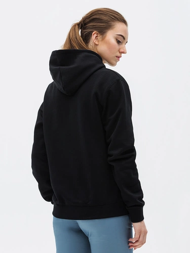 Толстовка унисекс Spencer, черная Толстовка унисекс Spencer, черная