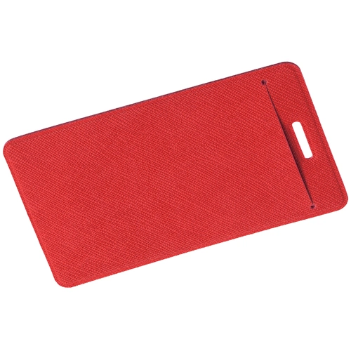 Чехол для пропуска с ретрактором Devon, красный Чехол для пропуска с ретрактором Devon, красный