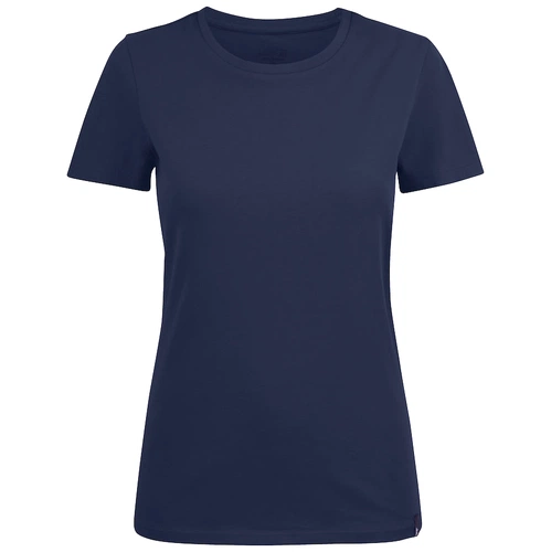 Футболка женская Ladies American U, темно-синяя Футболка женская Ladies American U, темно-синяя