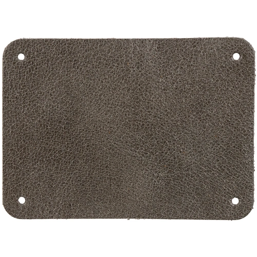 Лейбл кожаный Beta, XL, серый Лейбл кожаный Beta, XL, серый