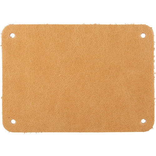 Лейбл кожаный Beta, XL, бежевый Лейбл кожаный Beta, XL, бежевый