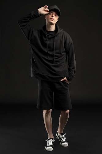 Худи унисекс H2, черное Худи унисекс H2, черное