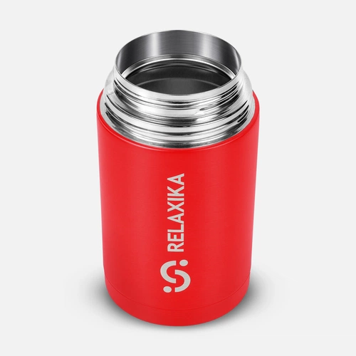 Термос для еды Relaxika 1000, красный Термос для еды Relaxika 1000, красный