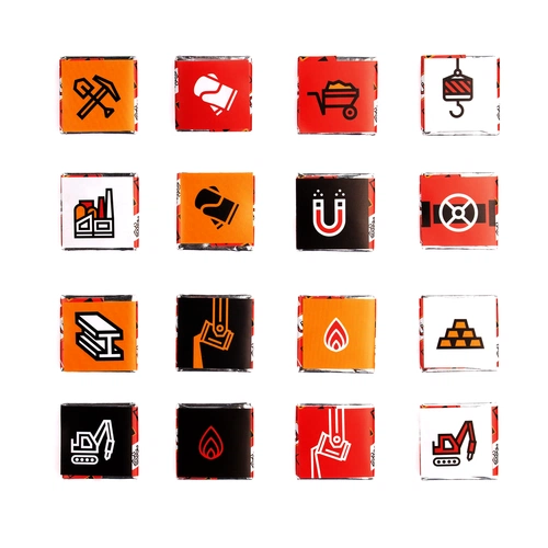 Набор с горьким шоколадом Industry, металлургия Набор с горьким шоколадом Industry, металлургия