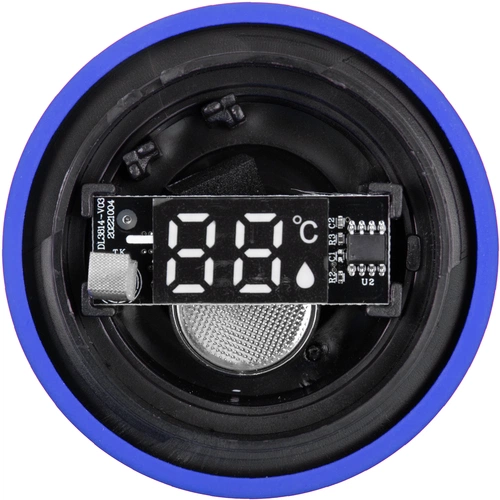 Смарт-бутылка с заменяемой батарейкой Long Therm Soft Touch, синяя Смарт-бутылка с заменяемой батарейкой Long Therm Soft Touch, синяя