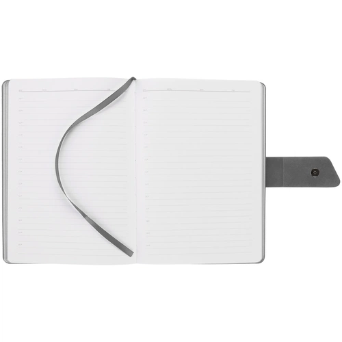 Ежедневник Boom, недатированный, черный с серым Ежедневник Boom, недатированный, черный с серым