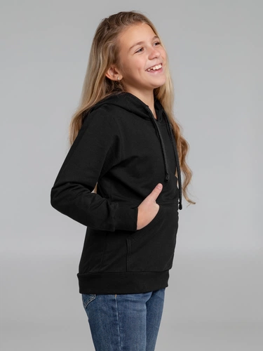 Худи детское Kirenga Kids 2.0, черное Худи детское Kirenga Kids 2.0, черное