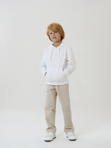 Худи детское Kirenga Kids 2.0, белое Худи детское Kirenga Kids 2.0, белое