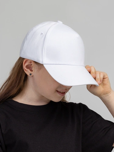 Бейсболка детская Standard Kids, белая Бейсболка детская Standard Kids, белая