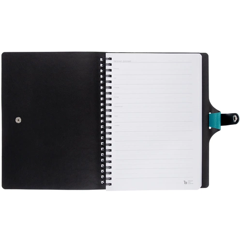 Ежедневник Strep Front на заказ, недатированный, бирюзовый Ежедневник Strep Front на заказ, недатированный, бирюзовый