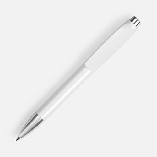 Ручка шариковая Klippa, белая Ручка шариковая Klippa, белая